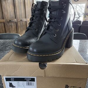 Dr. Martens Black Lace Up Women's Boots